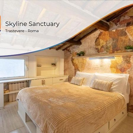 15 Min From Piazza Venezia Skyline Sanctuary In Trastevere Exterior photo