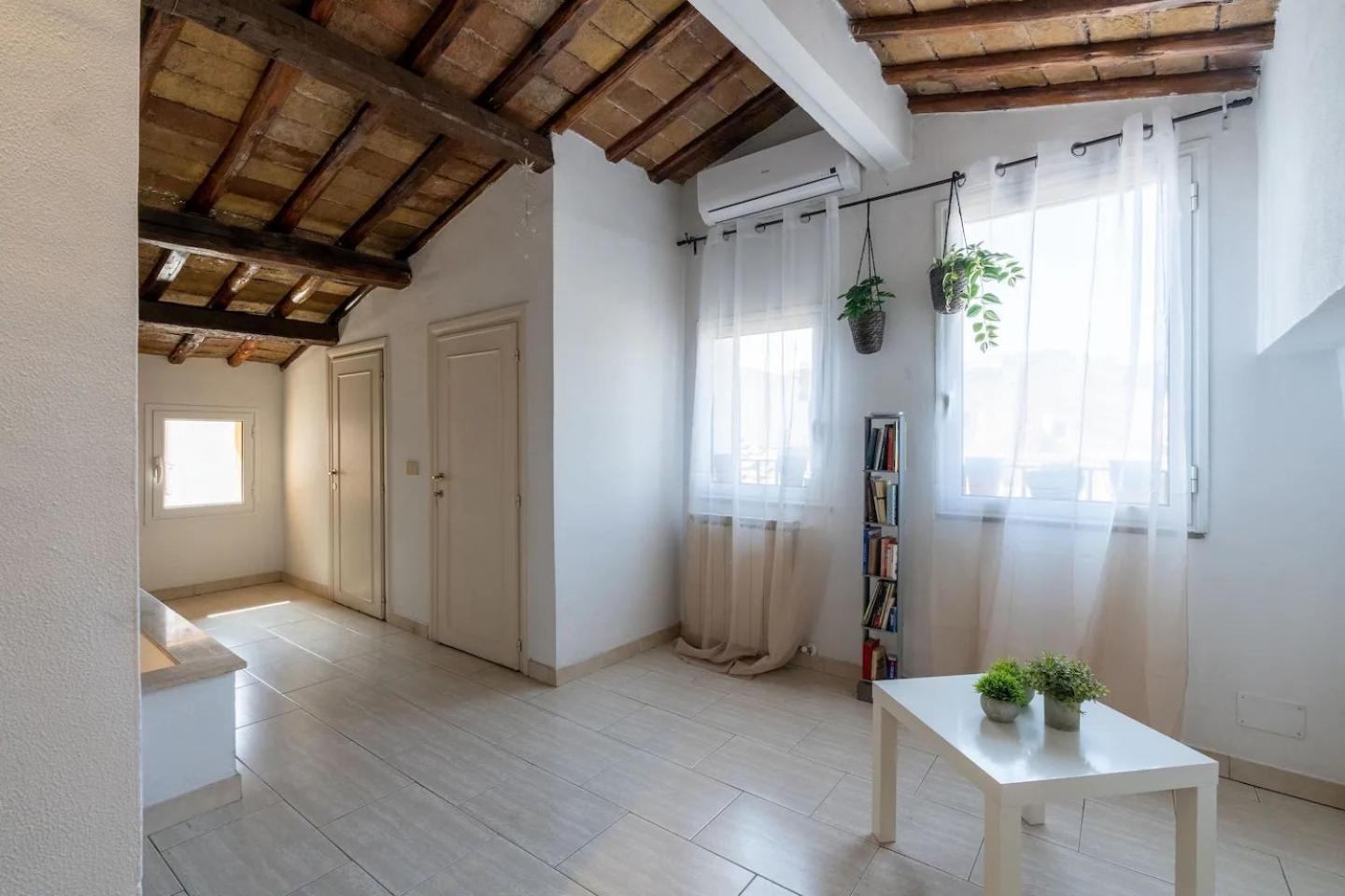 15 Min From Piazza Venezia Skyline Sanctuary In Trastevere Exterior photo