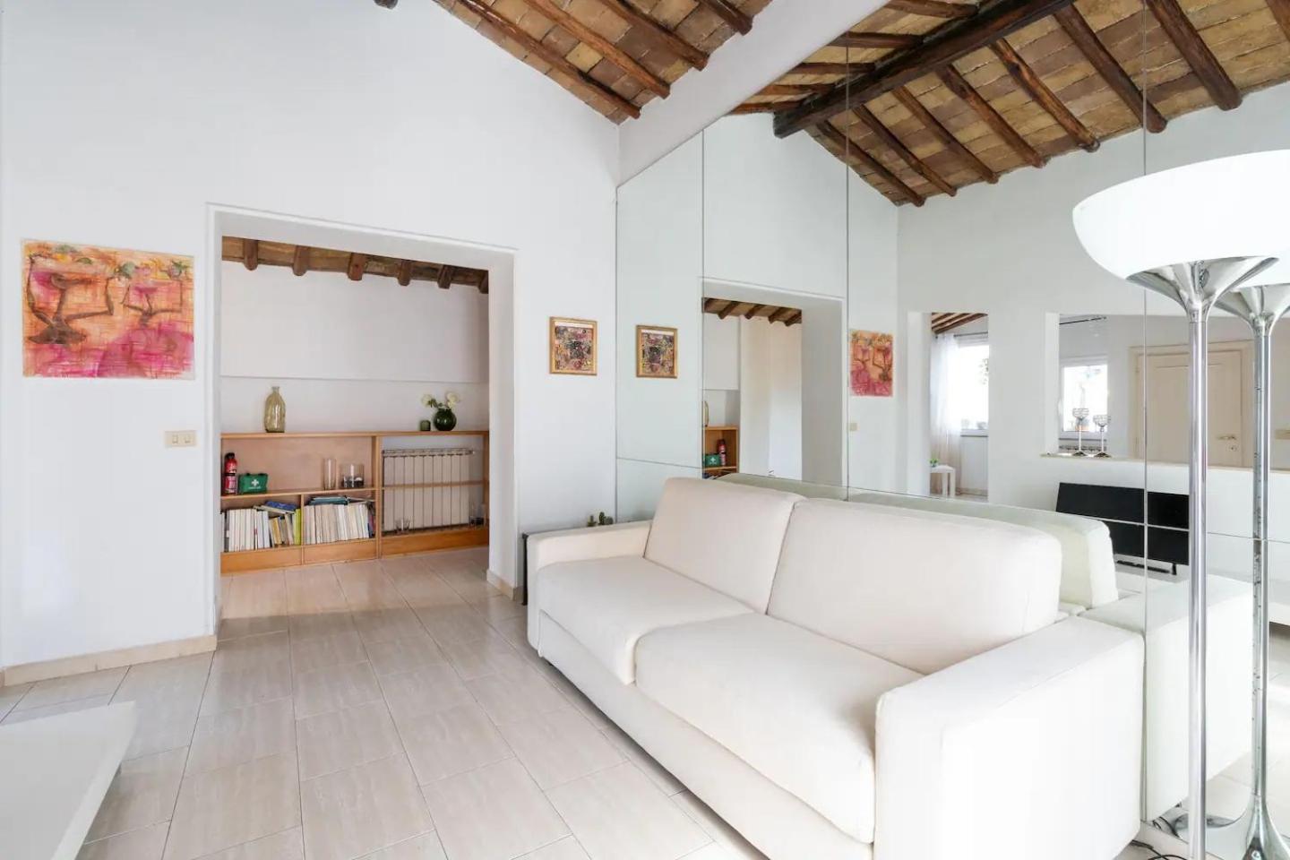 15 Min From Piazza Venezia Skyline Sanctuary In Trastevere Exterior photo