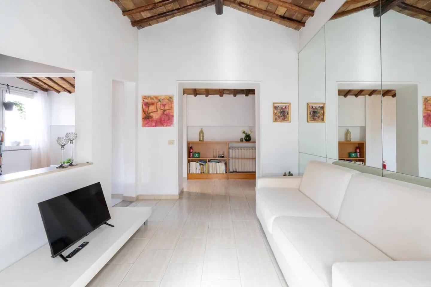 15 Min From Piazza Venezia Skyline Sanctuary In Trastevere Exterior photo