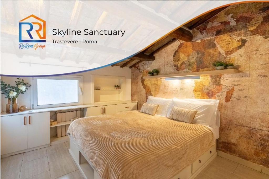 15 Min From Piazza Venezia Skyline Sanctuary In Trastevere Exterior photo